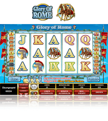 Microgaming Glory of Rome Spiel