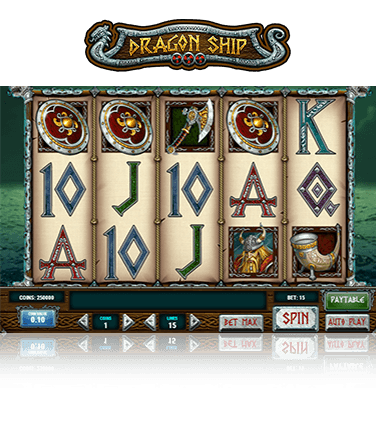 In-game view of the Dragon Ship slot